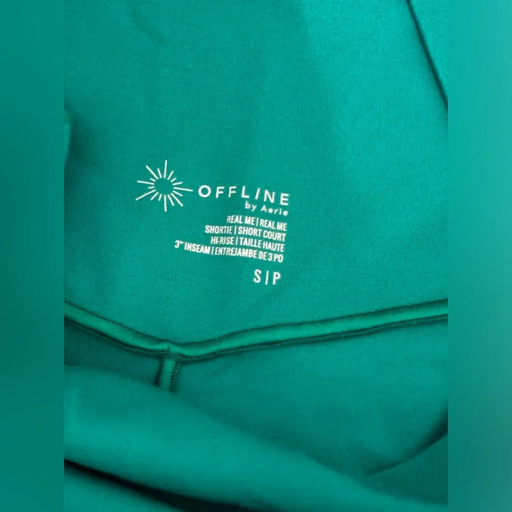 Aerie offline green shorts size S - Picture 2 of 3